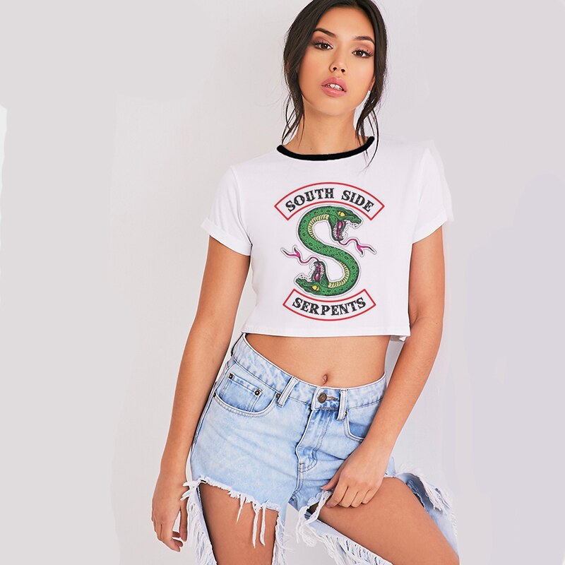 Women Clothes 2020 Summer Fashion Southside Riverdale T Shirt Animal 